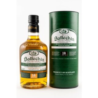 Ballechin heavily peated - 10 J. - 46 % - 0,7 l -