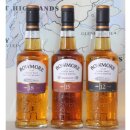 Bowmore 12, 15 + 18 Jahre  - 40 - 43 % - 0,6 l