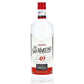 Luigi Francoli Grappa San Martino Bianca 49%