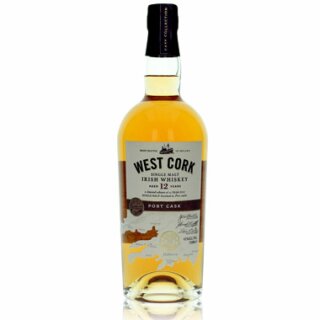 West Cork Port Cask  - 12 J.  - 43 % - 0,7 l
