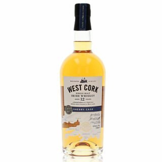 West Cork Sherry Cask  - 12 J.  - 43 % - 0,7 l