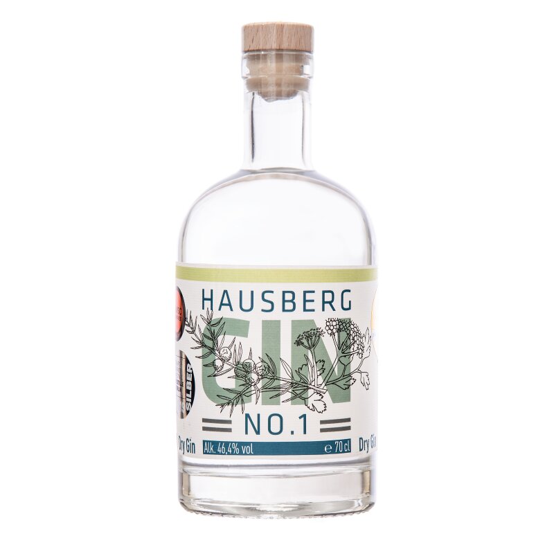 Hausberg Gin No.1 - 46,4 % - 0,7 l - Dry Gin