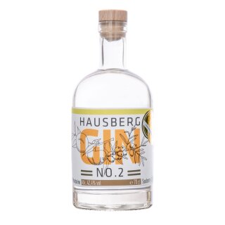 Hausberg Gin No.2 - 42,4 % - 0,7 l - Sanddorn &amp; Mandarine